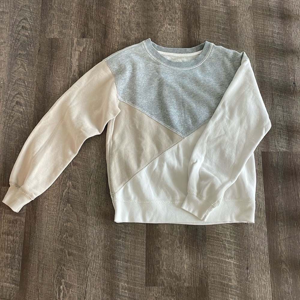 Abercrombie & Fitch Color Block Sweatshirt in XS